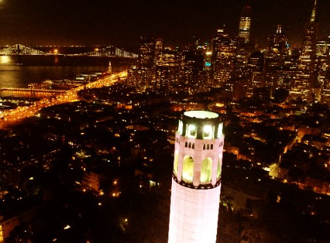 night tour of San Francisco city with Alcatraz